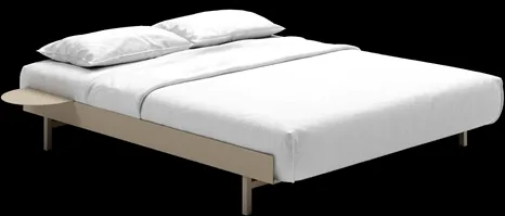 MOEBE Bed Sengeramme 90–180 cm Sand
